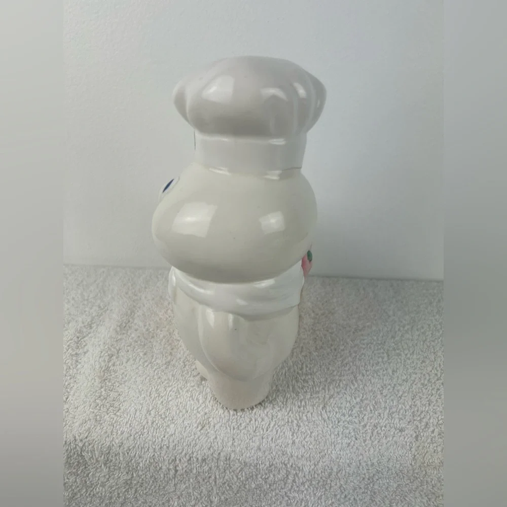 VTG '1992' Utensil Jar - Pillsbury Doughboy FUNFETTI Pink Cupcake